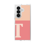 クリアケース［ オリジナル - initial two tone - T pink ］