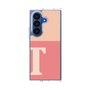 クリアケース［ オリジナル - initial two tone - T pink ］