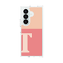 クリアケース［ オリジナル - initial two tone - T pink ］
