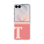 クリアケース［ オリジナル - initial two tone - T pink ］