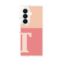 クリアケース［ オリジナル - initial two tone - T pink ］