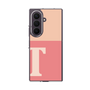 クリアケース［ オリジナル - initial two tone - T pink ］