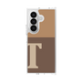 クリアケース［ オリジナル - initial two tone - T brown ］