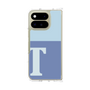 クリアケース［ オリジナル - initial two tone - T blue ］