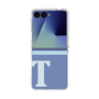 クリアケース［ オリジナル - initial two tone - T blue ］