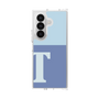 クリアケース［ オリジナル - initial two tone - T blue ］