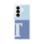 クリアケース［ オリジナル - initial two tone - T blue ］