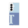クリアケース［ オリジナル - initial two tone - T blue ］