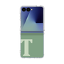 クリアケース［ オリジナル - initial two tone - T green ］