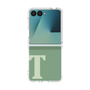 クリアケース［ オリジナル - initial two tone - T green ］