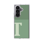 クリアケース［ オリジナル - initial two tone - T green ］