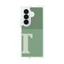 クリアケース［ オリジナル - initial two tone - T green ］