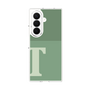 クリアケース［ オリジナル - initial two tone - T green ］