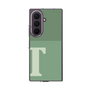 クリアケース［ オリジナル - initial two tone - T green ］