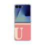 クリアケース［ オリジナル - initial two tone - U pink ］