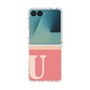 クリアケース［ オリジナル - initial two tone - U pink ］