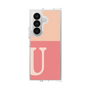 クリアケース［ オリジナル - initial two tone - U pink ］