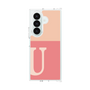 クリアケース［ オリジナル - initial two tone - U pink ］