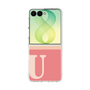 クリアケース［ オリジナル - initial two tone - U pink ］