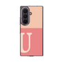 クリアケース［ オリジナル - initial two tone - U pink ］