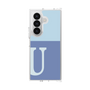 クリアケース［ オリジナル - initial two tone - U blue ］