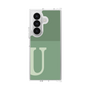 クリアケース［ オリジナル - initial two tone - U green ］
