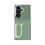 クリアケース［ オリジナル - initial two tone - U green ］