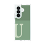 クリアケース［ オリジナル - initial two tone - U green ］