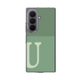 クリアケース［ オリジナル - initial two tone - U green ］