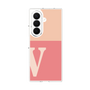 クリアケース［ オリジナル - initial two tone - V pink ］