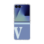 クリアケース［ オリジナル - initial two tone - V blue ］