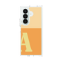 クリアケース［ オリジナル - initial two tone - A orange ］