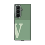 クリアケース［ オリジナル - initial two tone - V green ］