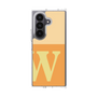 クリアケース［ オリジナル - initial two tone - W orange ］