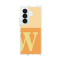 クリアケース［ オリジナル - initial two tone - W orange ］