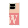 クリアケース［ オリジナル - initial two tone - W pink ］
