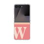 クリアケース［ オリジナル - initial two tone - W pink ］