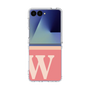 クリアケース［ オリジナル - initial two tone - W pink ］