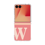 クリアケース［ オリジナル - initial two tone - W pink ］