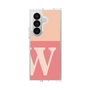 クリアケース［ オリジナル - initial two tone - W pink ］