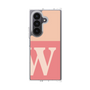 クリアケース［ オリジナル - initial two tone - W pink ］