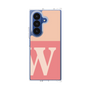 クリアケース［ オリジナル - initial two tone - W pink ］