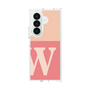 クリアケース［ オリジナル - initial two tone - W pink ］