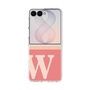 クリアケース［ オリジナル - initial two tone - W pink ］