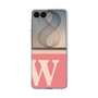 クリアケース［ オリジナル - initial two tone - W pink ］