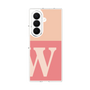 クリアケース［ オリジナル - initial two tone - W pink ］