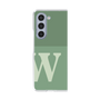 クリアケース［ オリジナル - initial two tone - W green ］