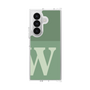クリアケース［ オリジナル - initial two tone - W green ］