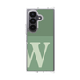 クリアケース［ オリジナル - initial two tone - W green ］