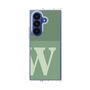 クリアケース［ オリジナル - initial two tone - W green ］